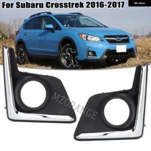 スバル フォグライト ランプ フレームカバー XV CROSSTREK 2016 2017 フロントバンパー FOGLIGHT フォグランプ ク - 1pair
