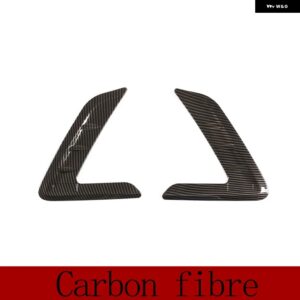 BMW 3シリーズ G20 G28 2020-21 ABS ブラックシャークギルサイドガード 換気穴 装飾 ステッカー カーアクセサリー カスタムパーツ アクセサ - carbon fiber