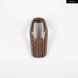 ランドローバー ABS カーボンスタイル ギアシフトヘッドノブカバー トリム レンジローバー スポーツ 2014-2019 カースタイリング アクセサリ - Sand Wood Grain