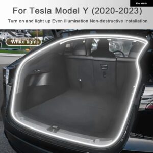 テスラ リアトランクライト モデル 3 モデル Y 2021-23 高輝度 LED シリコンライト 黄白提案 装飾 アクセサリー カスタムパーツ
