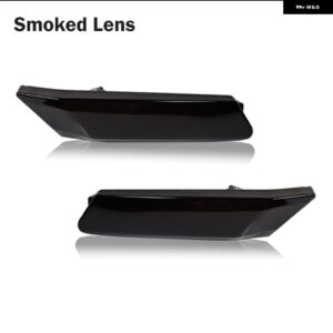 ポルシェ 911 997 987 ケイマン ボクスター ダイナミック LED アンバー サイド マーカー ライト 矢印 ターン シグナル ウインカー - Smoked Lens