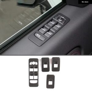 ランドローバー ディスカバリー スポーツ 2020+ABS カーボンインテリアダッシュボードコンソール ギアシフトパネル 装飾 カバー トリム ステ - 14