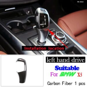 BMW X5 E70 X6 E71 2008-2013 ABS カーボンカーセンターコンソール 計器パネルカバー ステッカー アクセサリー カスタムパーツ アクセサリ - 11