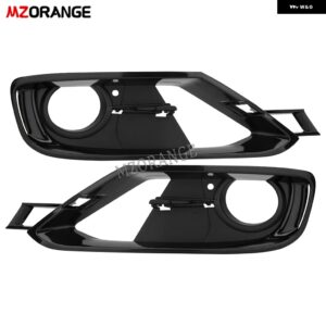 BMW F30 F31 2012-15 3シリーズ フォグライト カバー ヘッドライト トリム フロントバンパー グリル カバー 51117293106 アクセサリー カス - 1 Pair Cover