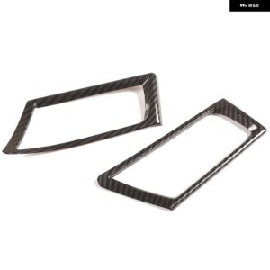 BMW 2009-2014 7シリーズ F01 F02 F03 F04 カースタイリング インパネサイドエアアウトレットフレーム ABS カーインテリアアクセサリー LHD - carbon fiber