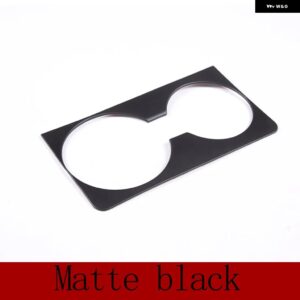ランドローバー ABS クロームレンジローバー EVOQUE 2019 2020 カップホルダー 装飾 フレームトリム カーアクセサリー カスタムパ - Matte black