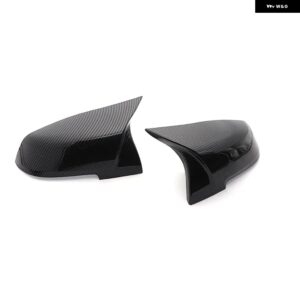 BMW カーボンミラー カバー 1 2 3 4シリーズ F20 F30 F31 F32 F36 2012 - UP 320I 328I 330D 335I M2 M3 M4 ルック交換 カスタムパーツ ア - Carbon fiber pattern