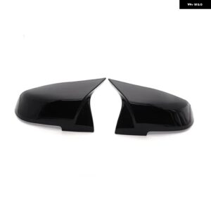 BMW カーボンミラー カバー 1 2 3 4シリーズ F20 F30 F31 F32 F36 2012 - UP 320I 328I 330D 335I M2 M3 M4 ルック交換 カスタムパーツ ア - Bright Black