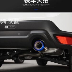 スバル ステンレス リアリップマフラー 装飾 フォレスター 2019-23 カスタムパーツ アクセサリー 交換用部品 互換品 - Blue