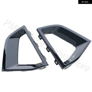 BMW フロントバンパー フォグランプ トリム FRME カバー グリルベント 装飾 カバー 5シリーズ G38 525 530LI 2021 2022 51119463479 カスタ - 1 Left and 1 Right