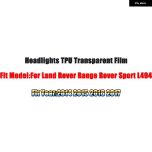 ランドローバー レンジローバー スポーツ ヴォーグ L494 L405 ヴェラール イヴォーク ディスカバリー 5 スポーツカー ヘッドライト TPU HD - For RR Sport 14-17