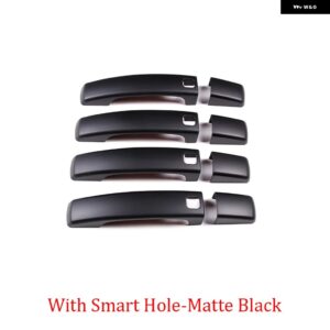 ランドローバー ディスカバリー 4 LR4 レンジローバー スポーツフリーランダー 2 ABS カースタイリング ドアハンドルカバー ステッカー 車外 - style 1 Matte Black
