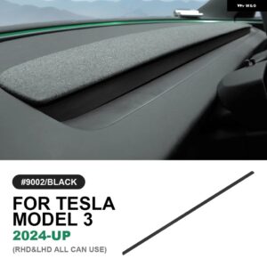 テスラ イタリアトップスエードダッシュボードエアベントアウトレットフレームトリム ステッカー モデル 3 ハイランド 2024 アンチスクラッ