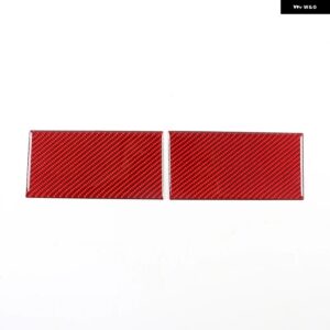 ランドローバー フリーランダー 2 LR2 2007-2012 ソフトカーボンルーフサンバイザーパネルトリム ステッカー インテリアアクセサリー カス - red
