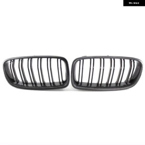 BMW グリル交換光沢ブラックキドニーフロントバンパー グリル F31 F30 2013-2019 316I 318D 320I 325I カスタムパーツ アクセサリー 交 - Carbon Fiber