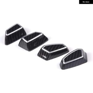 BMW 1/3/4/5シリーズ F10 F20 F30 X3 X4 F25 F26 X5 X6 F15 F16 ABS シート調整ボタンカバー 装飾 ステッカー アクセサリー カスタムパーツ - Style B