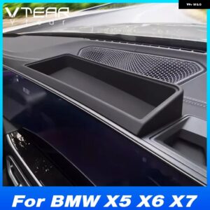 BMW X5 X6 X7 2024 中央制御ダッシュボードナビゲーション画面リア ボックス トレイオーガナイザーインテリアアクセサリー カスタムパーツ - X5