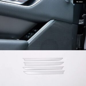 ランドローバー レンジローバー V ELAR 2017 2018 合金ドアスピーカーカバー トリム 装飾 ストリップステッカー カーアクセサリー カスタム - Style C