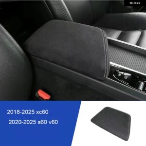ボルボ XC60 アームレスト ボックス カバー S90 XC90 S60V 60V 90 スエードアームレスト ボックス カバー パッド 装飾 インテリアカーアクセ - xc60v60S60