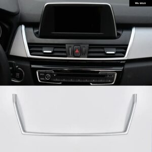 BMW 2シリーズ F45 F46 2015-2018 ABS カーボンカーナビゲーションディスプレイボリュームコントロール下 装飾 プレートカーアクセサリー - style 6
