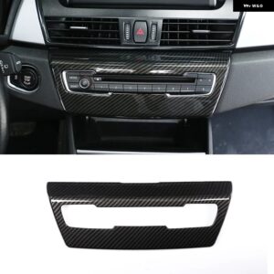 BMW 2シリーズ F45 F46 2015-2018 ABS カーボンカーナビゲーションディスプレイボリュームコントロール下 装飾 プレートカーアクセサリー - Style 1
