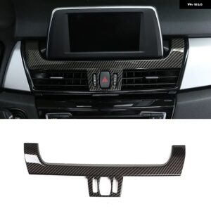 BMW 2シリーズ F45 F46 2015-2018 ABS カーボンカーナビゲーションディスプレイボリュームコントロール下 装飾 プレートカーアクセサリー - style 3