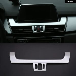 BMW 2シリーズ F45 F46 2015-2018 ABS カーボンカーナビゲーションディスプレイボリュームコントロール下 装飾 プレートカーアクセサリー - style 4