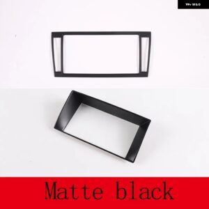 ジャガー ABS カーボン/マットブラック F タイプ 2013-18 カーセンターコンソール ナビゲーション画面 装飾 フレームステッカー アク - 2 pcs Matte Black