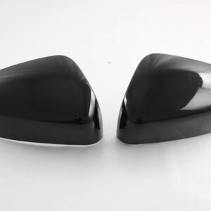 スバル CROSSTREK インプレッサ 2023 2024 カーアクセサリー ABS ドアサイドミラー カバー トリム リアビューキャップオー - black