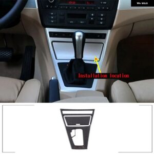 BMW ソフトカーボン車内装部品ステアリングホイール エアアウトレット 装飾 ステッカー カーアクセサリー X3 E83 2003-2010 カスタムパーツ - 15