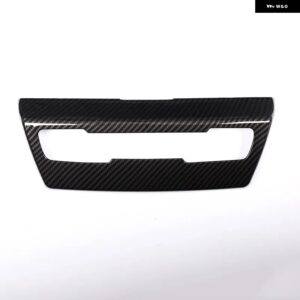 BMW ABS カーボン 2シリーズ F45 F46 218I 2015-2018 センターコンソール ボリュームコントロールパネルカバー トリム カーアクセサリー カ - carbon fiber