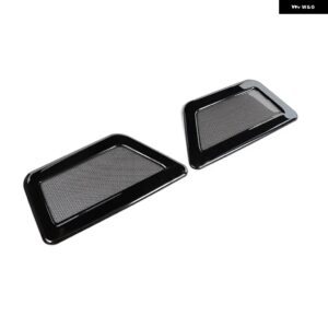 BMW IX 40 50 M60 2022 2023 2024 ステンレス リアエアベントコンディショナーアウトレットダストカバー インテリアアクセサリー カスタム - black