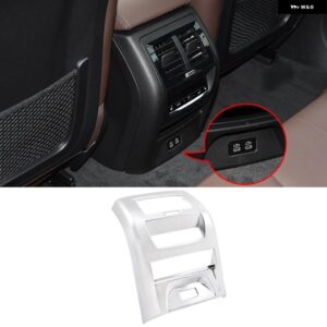 BMW X3 G01 X4 G02 木目フルオールインクルーシブリアエアベントアウトレットカバー 2018-2019 アクセサリー カスタムパーツ アクセサリー - Silver 2020