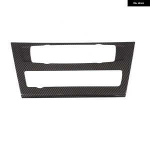 BMW X3 X4 F25 F26 2011-2017 中央制御空調ボタン CD 装飾 パネルトリム カバー インテリアアクセサリー カスタムパーツ アクセサリー 交換 - carbon fiber