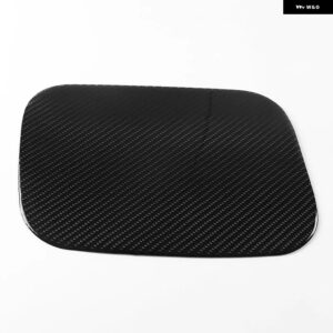BMW X1 U11 2023-2024 燃料キャップパネル 装飾 ステッカー ソフトカーボン外装 装飾 アクセサリー カスタムパーツ アクセサリー 交換用部 - black