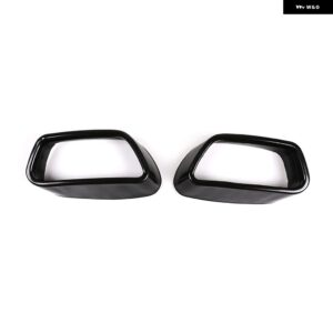 BMW X5 F15 X6 F16 2014-2018 ステンレス 黒マフラーカバー 1セット 自動車テールスロートカーアクセサリー カスタムパーツ アクセサリー - For Regular version