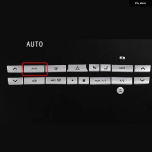 ジャガー XF XFL 16-20 XE XEL 2015-2019 中央制御空調ボタン 装飾 ステッカー アクセサリー カスタムパーツ アクセサ - Style A Silver