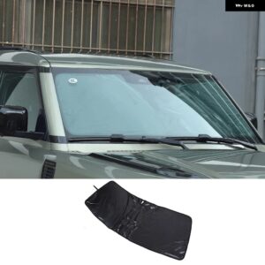 ランドローバー ディフェンダー 90 110 2004+ フロントガラス 抗UV サンシェードアルミ箔/テープ自動車アクセサリー 1個 カスタムパーツ ア - 2020- silver tape5