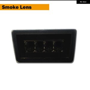 スバル 2011-UP インプレッサ WRX/STI XV CROSSTREK 3-IN-1 LED リアフォグライト テールランプ ブレーキラ - smoked　lens