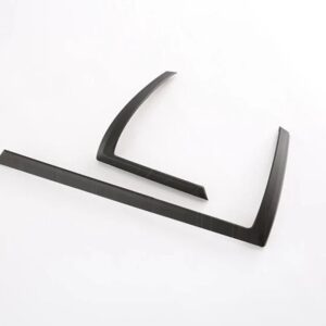 BMW X3 2022 2023 カーアクセサリー ABS クロームセンターコンソール インテリア計器パネルトリム 周り カスタムパーツ アクセサリー 交換 - Peach wood grain
