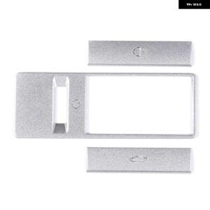 ジャガー XF XJ 2009-2015 車屋内テールゲートスイッチボタンステッカー ステンレス インナーテールゲートスイッチアクセサリー 3個 - Style A