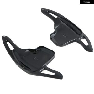 BMW ステアリングホイール シフトパドルシフター 拡張 ABS トリム 1-7シリーズ F10 F18 F30 F35 F34 F22 F32 F07 F48 X1 X2 X4 X5 X6 カス - black