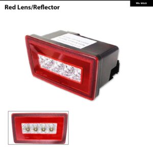 スバル 1個 WRX STI インプレッサ XV CROSSTREK 2011-2021 LED テールブレーキリバースライト リアフォグランプ - red　lens