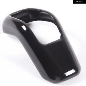 ランドローバー ABS インナーセンターコンソール ギアシフトカバー トリム ステッカー ディフェンダー 110 2020-23 カーアクセサリー カス - black