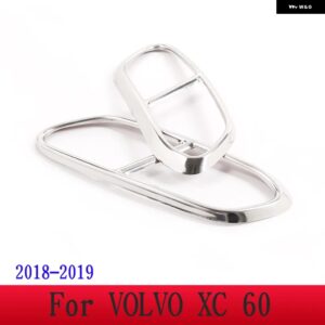 ボルボ XC60 S60 XC90 S90V 90 ステンレス テールマフラー 出力カバー 装飾 カバー カーアクセサリー カスタムパーツ アクセサリー 交換用 - For XC60 2018-2019