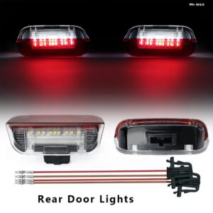 ポルシェ LED ドアハザード灯ウェルカムランプ シュコダ スーパーブ シート アルハンブラ タラコ カイエン パナメーラ マカン 911 ボクスタ - Rear Door Lights