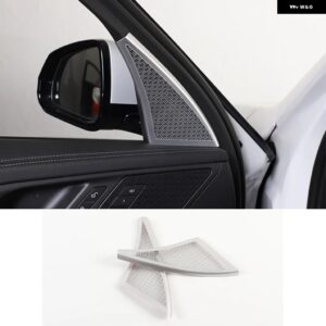 BMW X1 IX1 U10 U11 2023-2024 合金ドアスピーカーカバー トリム カバー A ピラーツイーターカバー 装飾 アクセサリー カスタムパーツ アク - 2-pcs Style B