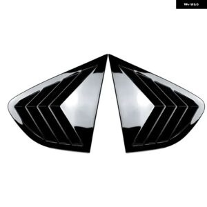 BMW グロスブラックリアウィンドウ シャッターカバー トリム ウィンドウ ルーバーサイドベントトリム ABS X4 F26 2014-2018 自動車アクセサ - Gloss Black