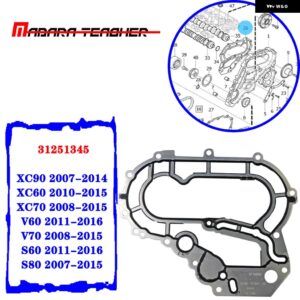 ボルボ エンジンタイミングカバー ガスケット S60 S80V 60V 70 XC60 XC70 XC90 2007-16 31251345 カスタムパーツ アクセサリー 交換用部品 - high quality