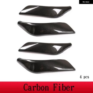 BMW 2012-18 1 2シリーズ F20 F21 F22 F23 ABS カーボン車インナードアアームレスト ハンドルカバー ステッカー インテリアアクセサリー カ - 4piece set